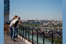 Linnégatan 89 B - Ta hissen upp till en underbar terrass med utsikt över hela Stockholm.