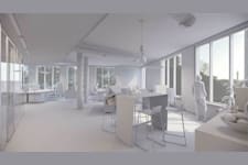 Alsnögatan 50 - Visionsbild för rumslig uppfattning