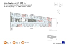 Landsvägen 52 - Planritning plan 5