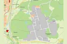 Bristagatan 18A - Stadskarta