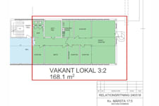 Industrigatan 6 - Ritning, kontor 168m2