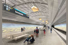 Veddestabron 10 - Tunnelbana-Barkarbystaden-konstnar-Helena-Bystrom-visionsbild-White-arkitekter-2019