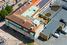 Hattmakaregatan 1 - Baksidan - drönare