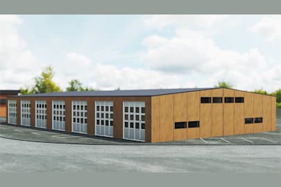 Bultgatan 4 - Rendering av exteriören