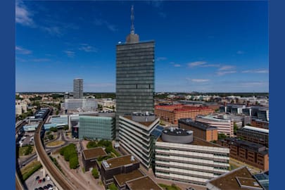 Färögatan 33 - Kista Science Tower, p... - Kista Entré exteriört, centralt läge i Kista