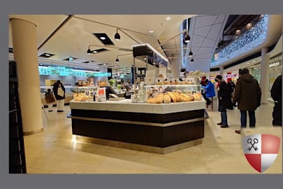 Restauranglokal på Liljeholmen Centrum Café, Stockholm