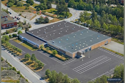 Lagervägen 1 - Visionsbild - stor kundparkering/uppställningsyta