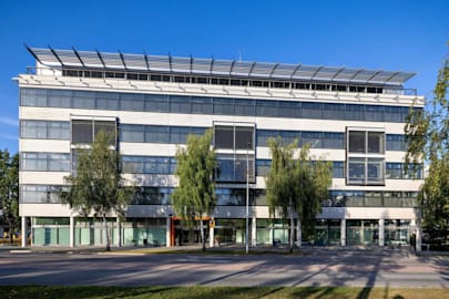 Isafjordsgatan 1 - Kista Entré, plan ... - Fasadvy över Kista Entré