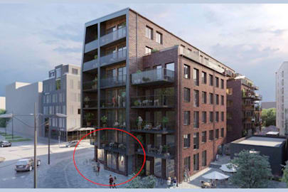 Butikslokal på Einar Hansens esplanad 27B, Malmö