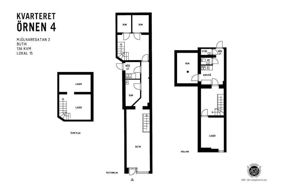 Mjölnaregatan 2 - 432-15 Örnen 4 Lokal 136 kvm Mjölnaregatan 2