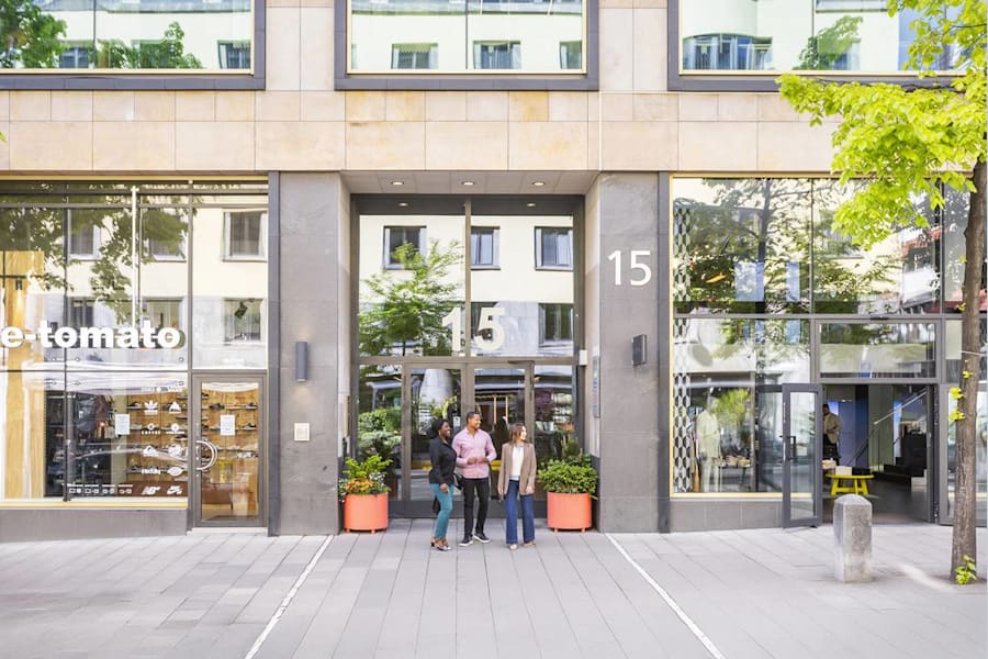 Norrlandsgatan 15 - Entré från gatan