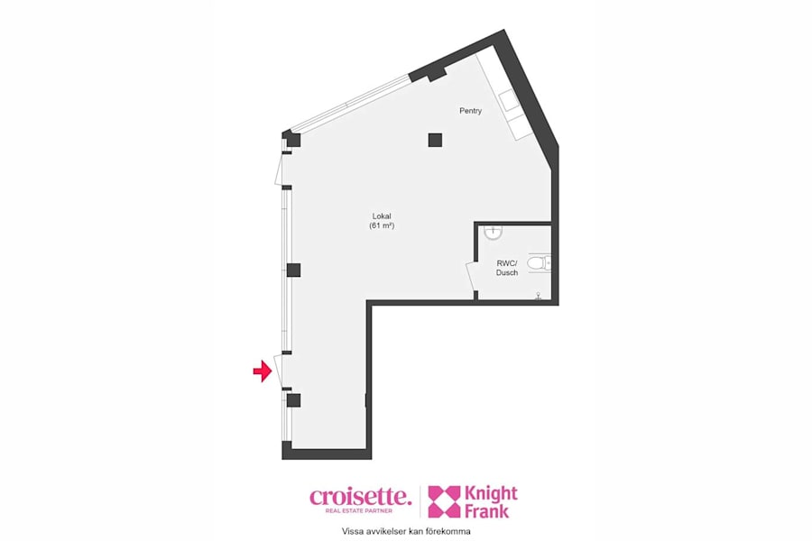 Butikslokal på Eddagatan 19, Uppsala – bild 3