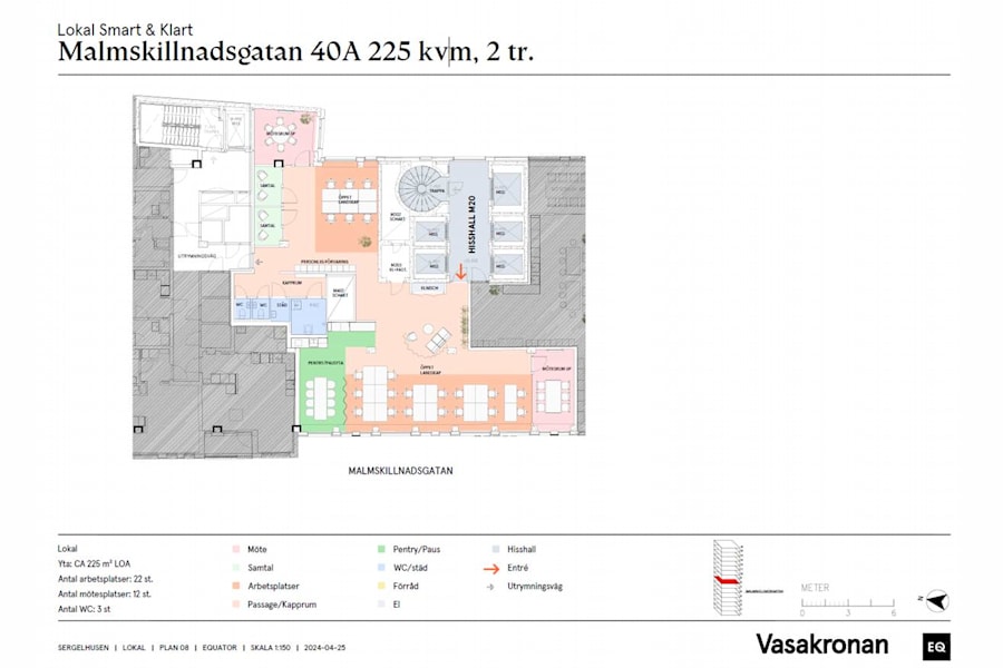 Malmskillnadsgatan 40A - Ritning