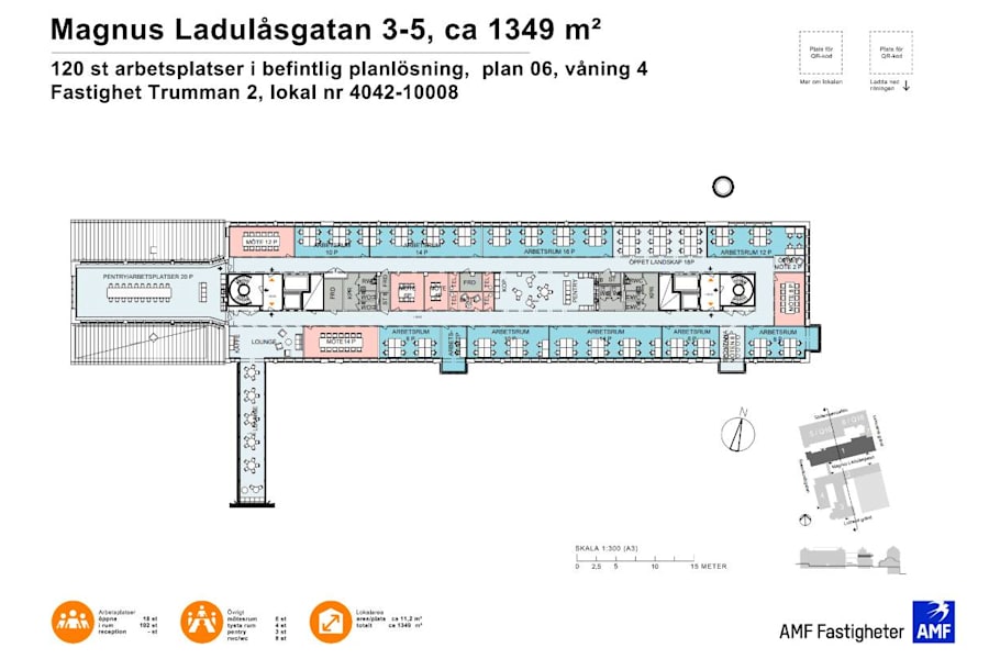 Magnus Ladulåsgatan 3 - Planritning