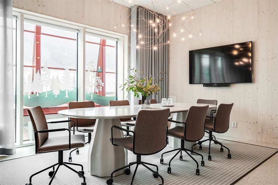 Hyllie Boulevard 21 - Husets gemensamma mötesrum på takterrassen