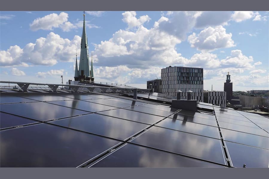 Mäster Samuelsgatan 56 Klara Zenit - Solceller på tak