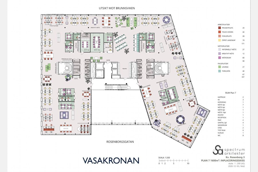 Rosenborgsgatan 4, 4 tr - Planritning Rosenborgsgatan 4 1600 kvadratmeter