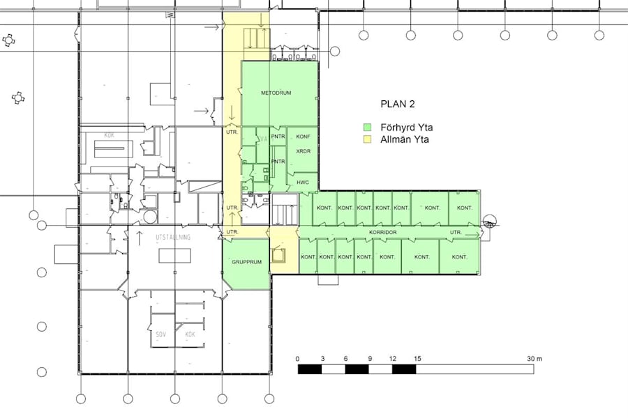 Östanvindsgatan 14 - PLAN 2. Planlösning finns även att ladda ner som mer högupplöst PDF i annonsen vid "DOKUMENT" > PLANSKISS