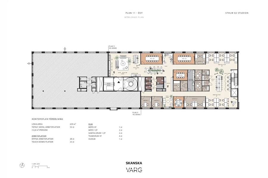 Hammarby allé 14 - Plan-1-639kvm-Ockra
