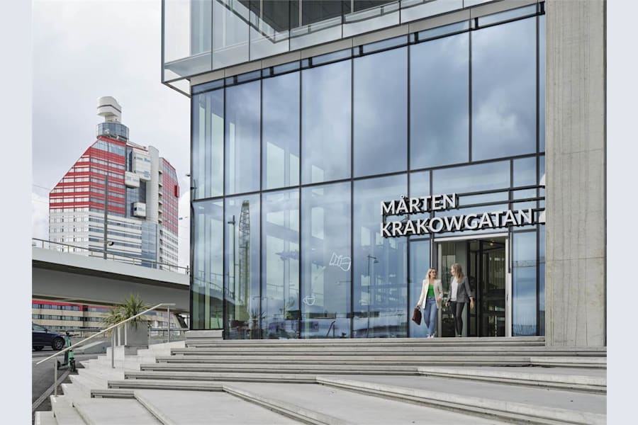 Arena Platinan - Mårten Krakowgatan 2 - Entré Mårten Krakowgatan 2 in till Arena Platinan.