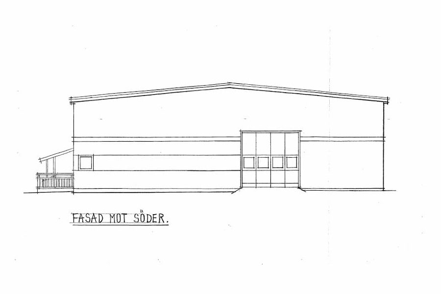 Kilowattvägen 2 - Fasad mot Söder