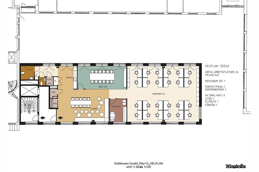 Tjärhovsgatan 21 - Planlösning