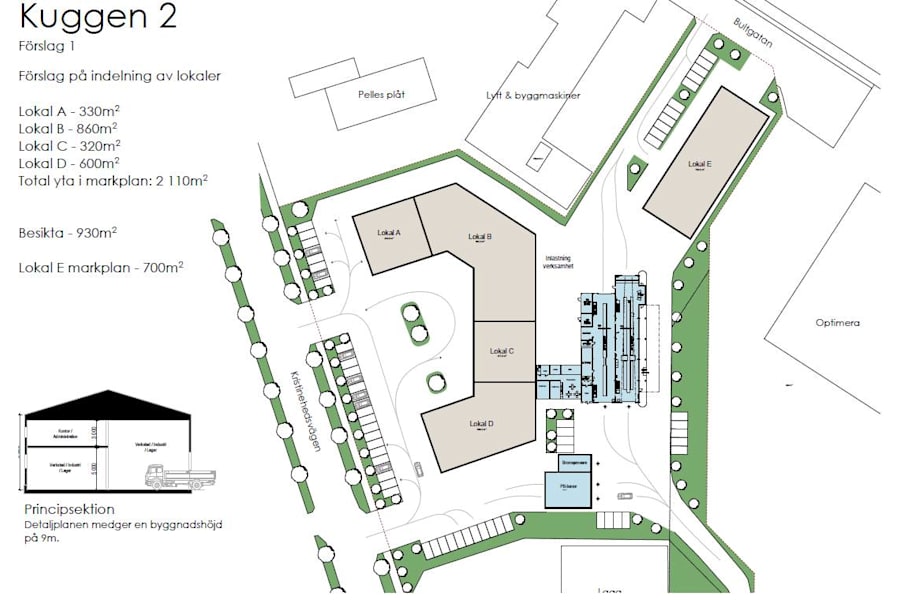 Butikslokal på Kristinehedsvägen 24, Halmstad – bild 2