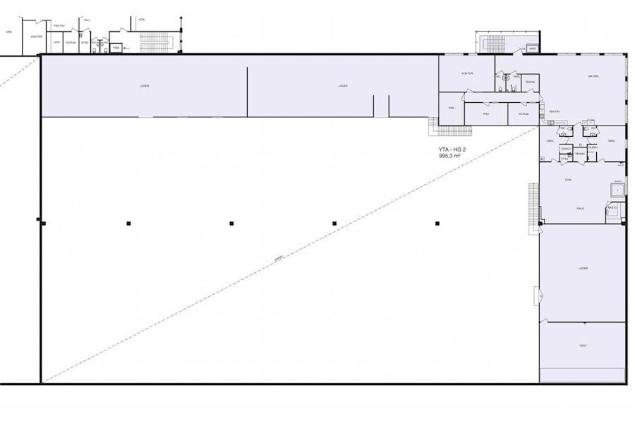 Stålgatan 11A - Lilamarkerad yta, plan 2 (1tr)