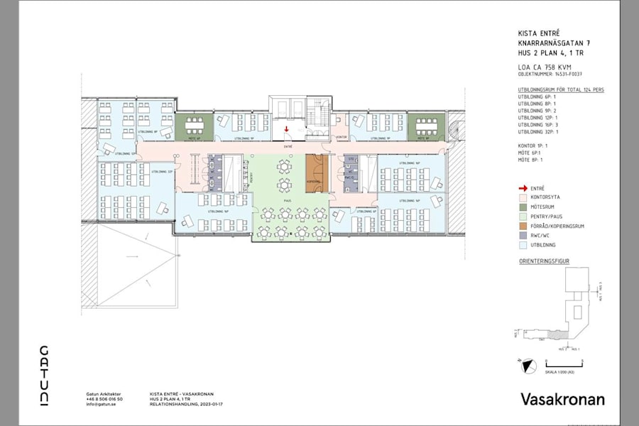 Kontorslokal på Knarrarnäsgatan 9 - Kista Entré, plan..., Kista – bild 17