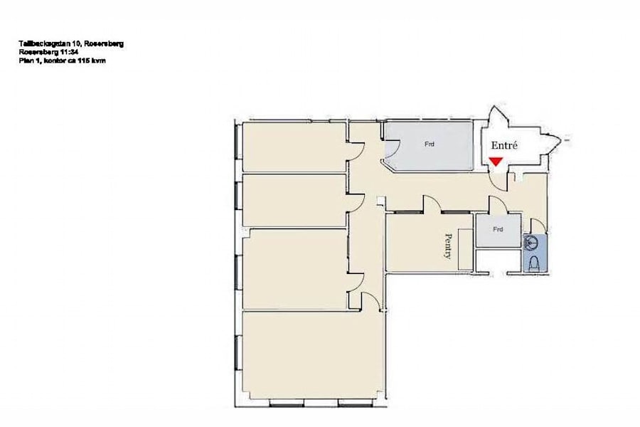 Tallbacksgatan 10 - Kontor 115 kvm, plan två