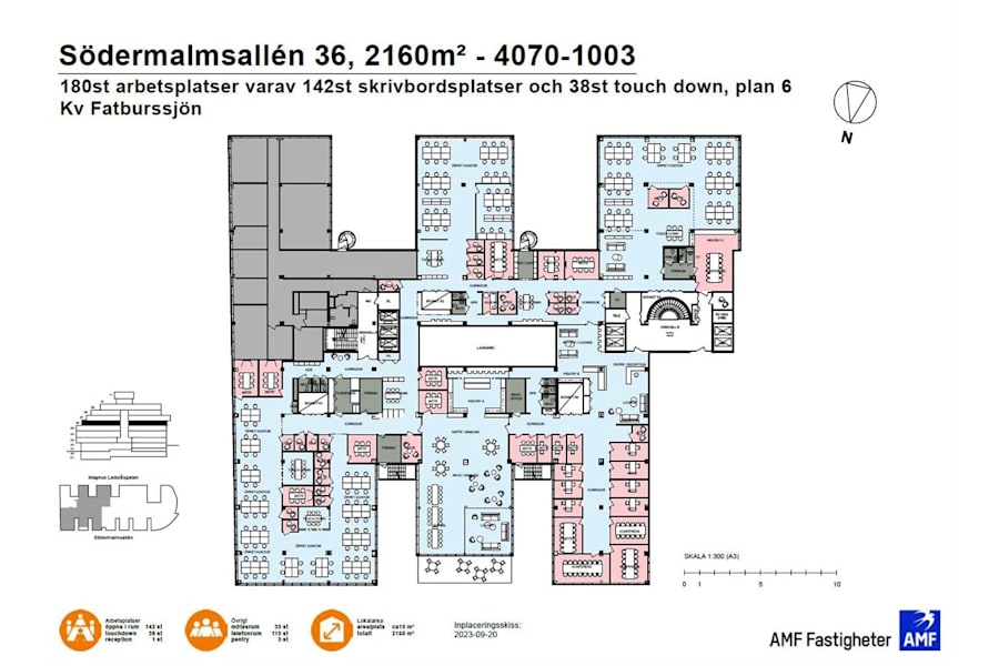 Södermalmsallén 36 - Planritning