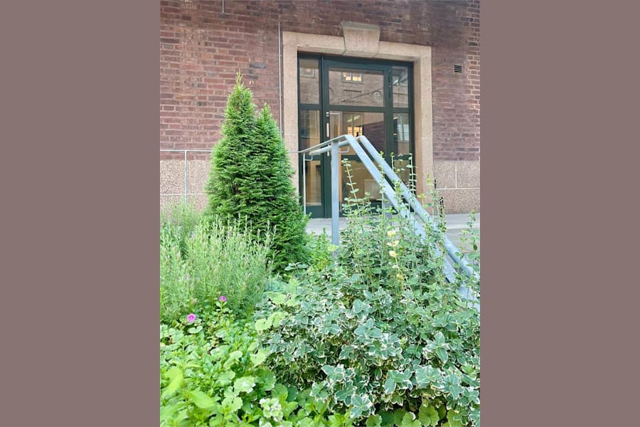 Kämpegatan 6 - Entré från gården