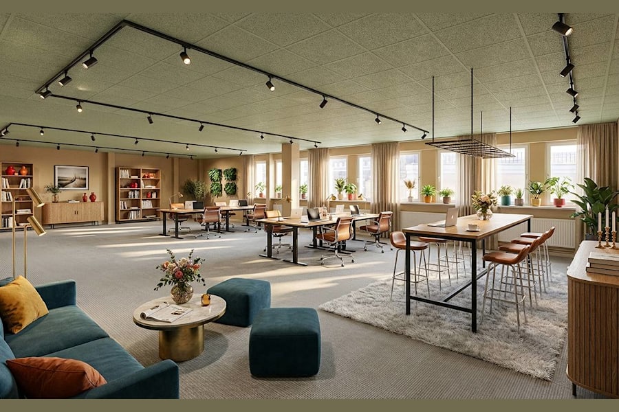 Klostergatan 9 - Visionsbild kontor