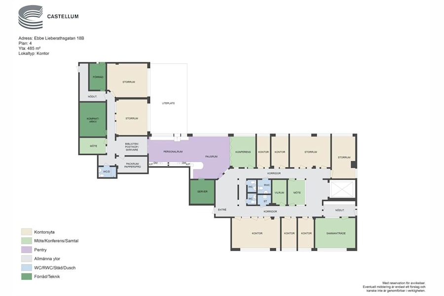 Kontorslokal på Ebbe Lieberathsgatan 18b, Göteborg – bild 2