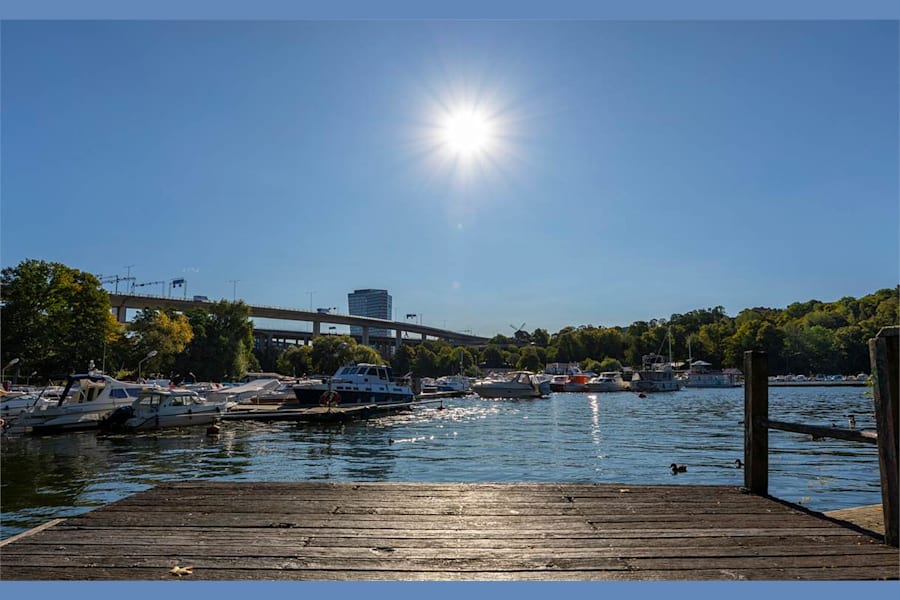 Ringvägen 100 - Promenadstråk vid Hammarby slussväg