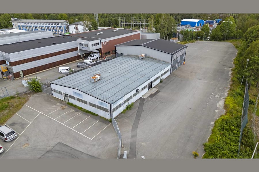 Kilowattvägen 2 - Drönarvy från Norr