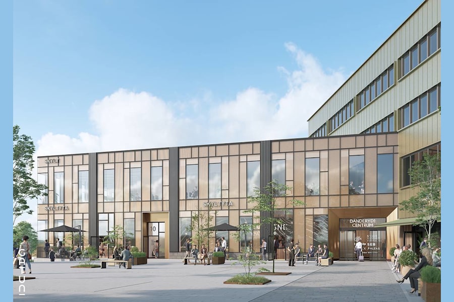 Mörby Centrum - Fasad