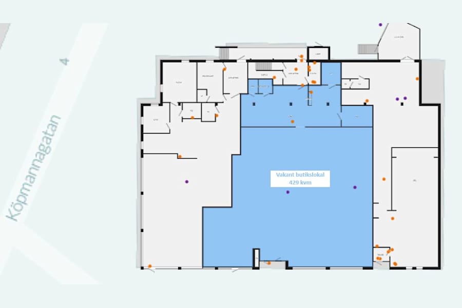 Västra Järnvägsgatan 18 - Planlösning