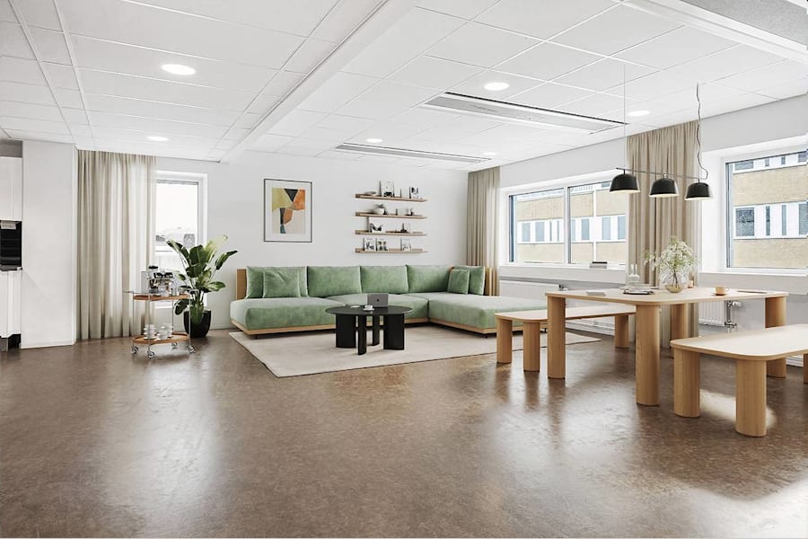 Coworking-plats på Gullfossgatan 3, Kista