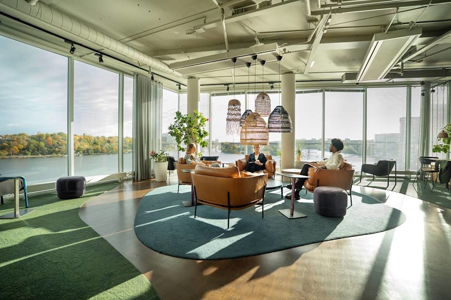 Marieviksgatan 19 - Loungeyta med utsikt