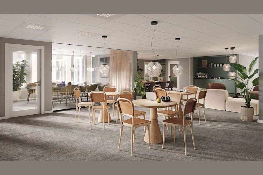 Klarabergsviadukten 90 - Rendering av  paus och touchdown yta