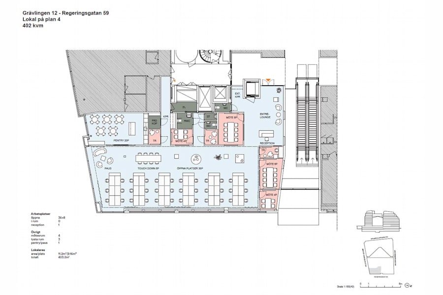 Regeringsgatan 59 - Planritning