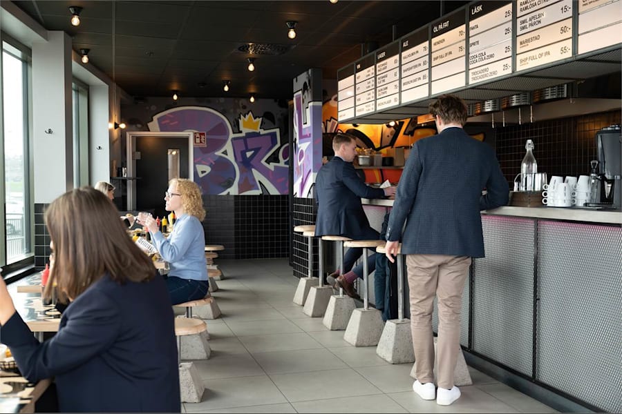 Köpsvängen 10 - Restaurang med hamburgare