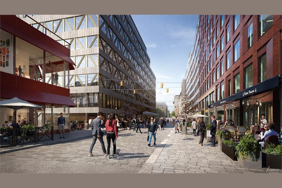 Malmskillnadsgatan 40A - Malmskillnadsgatan - en ny upplevelse, kantad av mötesplatser.