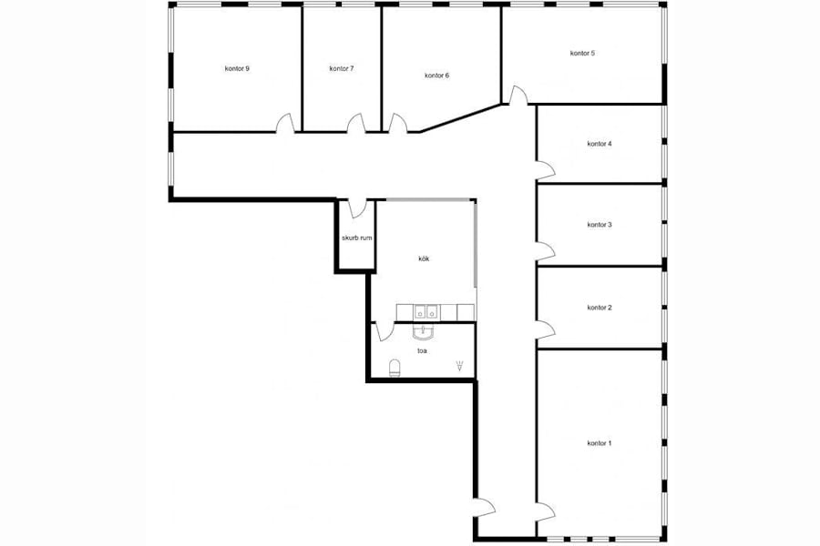 Kontorslokal på Bergsgatan 130, Sundsvall – bild 2