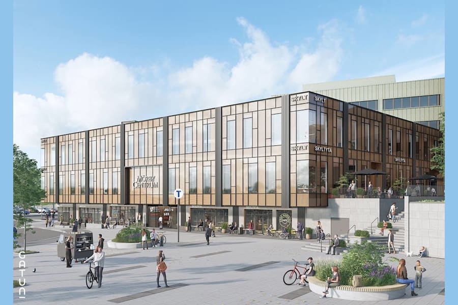 Mörby Centrum - Fasad