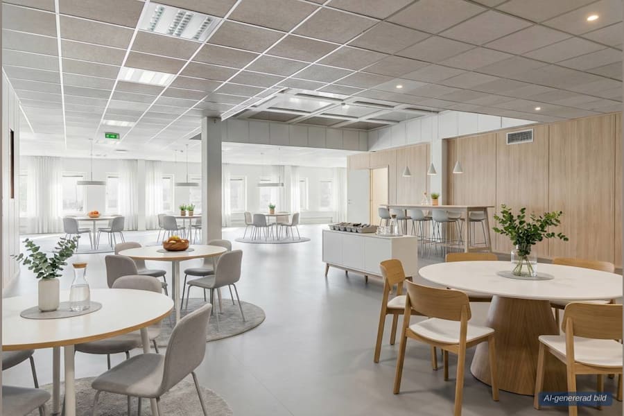 Jonvägen 2-4 - Visionsbild - matsal