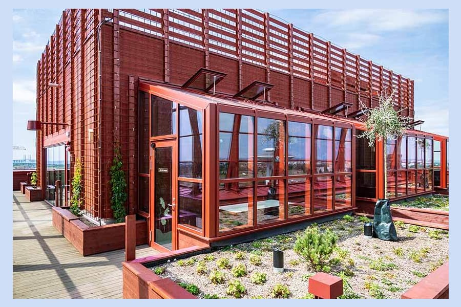 Hyllie Stationsväg 41 - Konferensrum på Fyrtornets takterrass går att nyttjas om du sitter i Embassaden