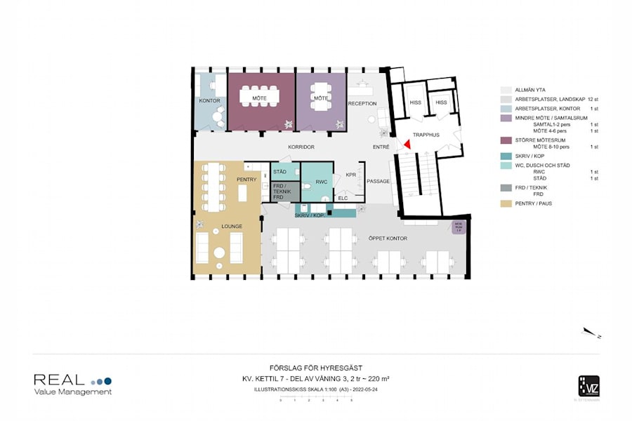 Torggatan 9 - Plan 3, 220 kvm