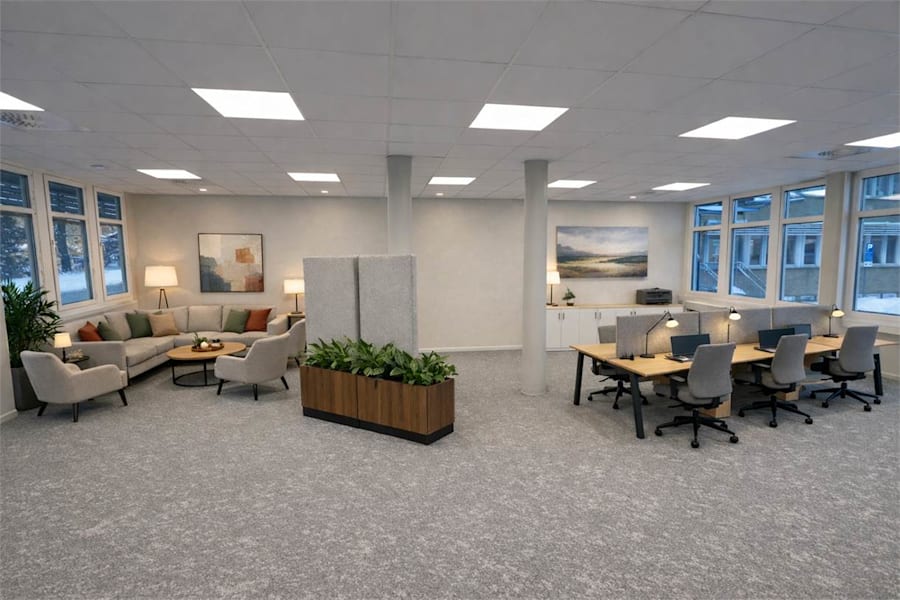 Gustaf Dalénsgatan 19 - Exempel på inredning i lokalen